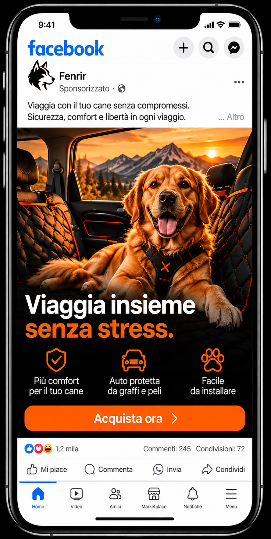 Annuncio Facebook Fenrir_ Viaggia senza stress copia