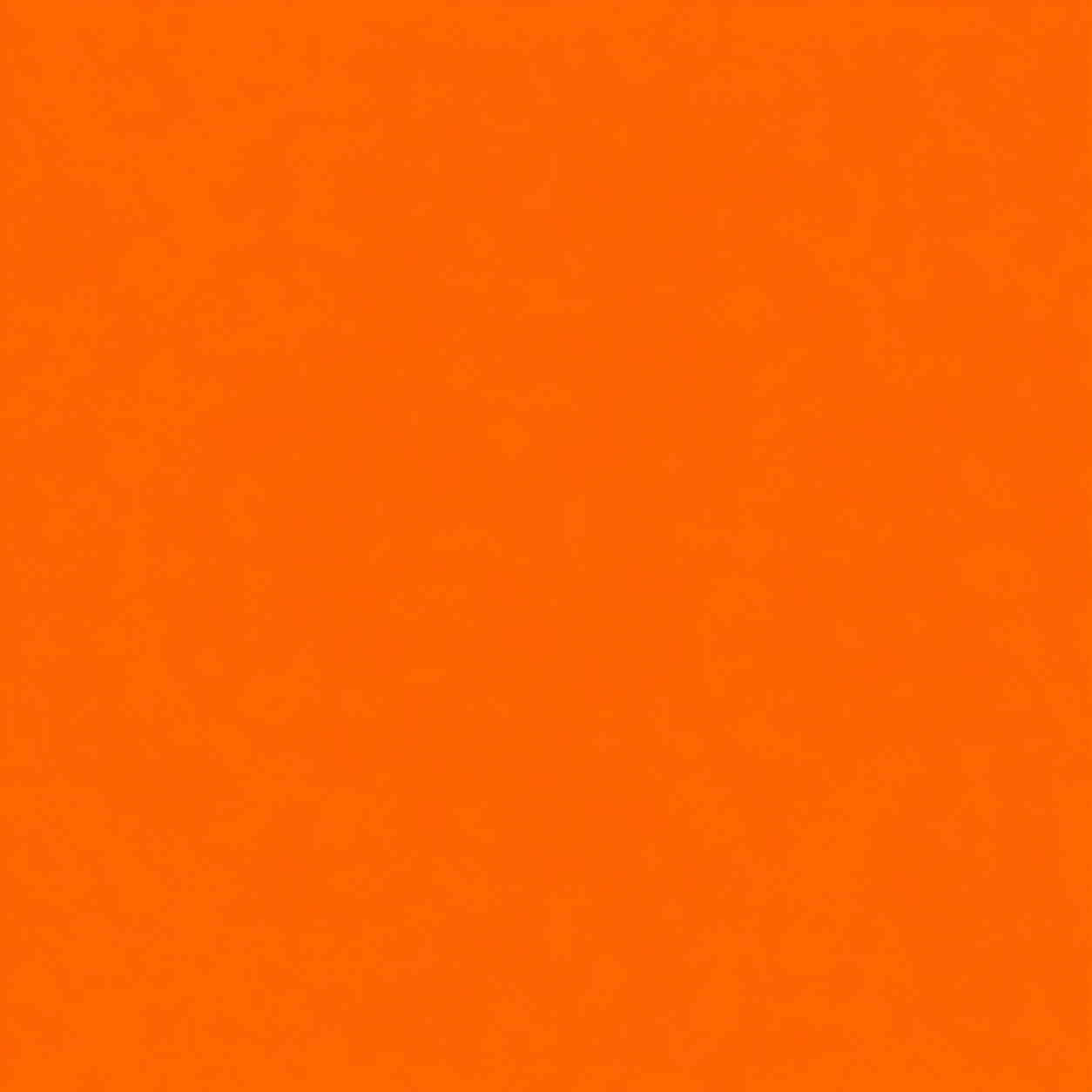 Campo arancione uniforme